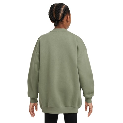 Kids' Nike Sportswear Club Fleece Oversized Crew Neck Sweatshirt