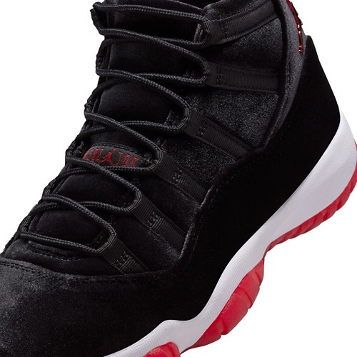 Women's Jordan Air 11 Retro "Bred Velvet" Basketball Shoes