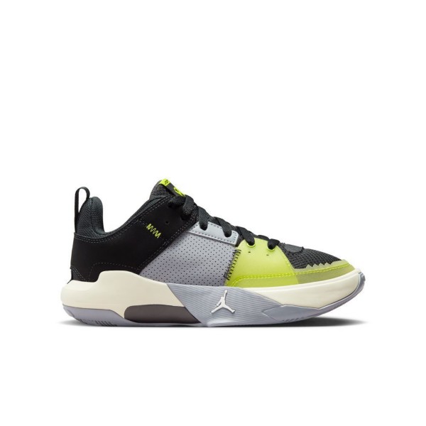 Kids' Jordan One Take 5 Basketball Shoes Big 5.5 Regular Black/Cyber/Anthracite/Coconut Milk