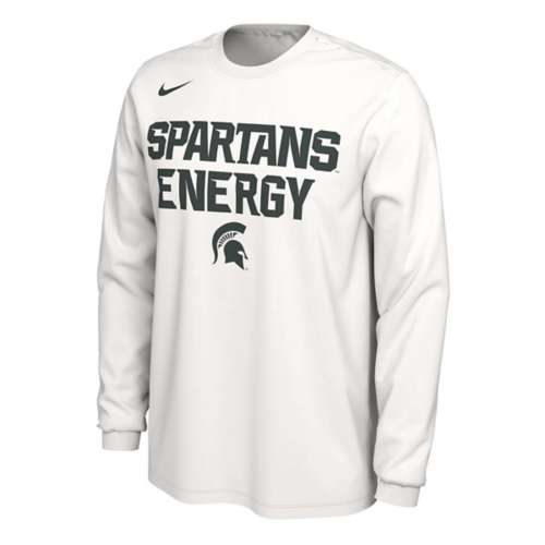 Nike Michigan State Spartans Energy Bench Long Sleeve T-Shirt