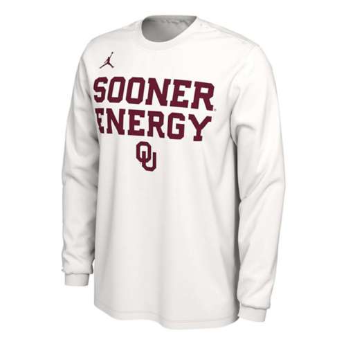 Nike Oklahoma Sooners Energy Bench Long Sleeve T-Shirt