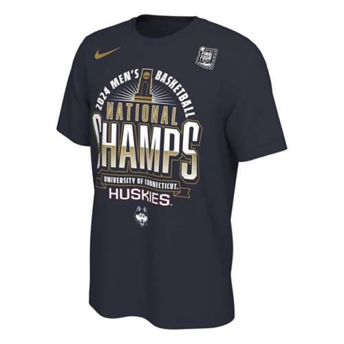 Nike Connecticut Huskies 2024 Men's Basketball National Champions Locker Room T-Shirt