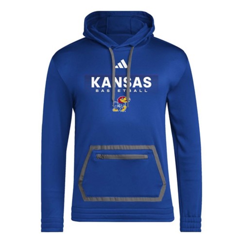 Kansas Jayhawks Adidas Hoodie XLarge Royal