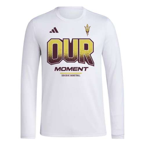 adidas Arizona State Sun Devils Pregame Shooter Long Sleeve T-Shirt