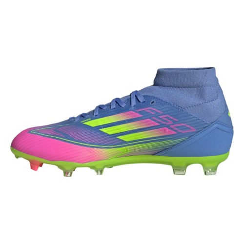 Women's adidas F50 League Mid Firm/Multi-Ground Molded Soccer Cleats
