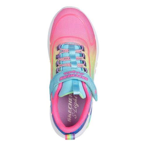 Little Girls' Skechers Rainbow Cruisers Hook N Loop Shoes