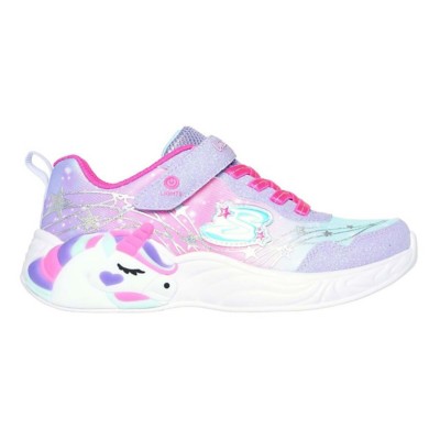 Little Girls' Skechers Unicorn Dreams Wishful Magic Hook N Loop Shoes