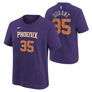 Nike Men's Phoenix Suns Kevin Durant #35 Statement Swingman Jersey, Medium, Black