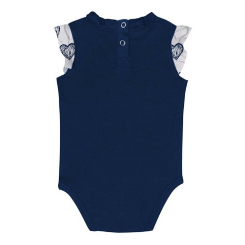 Genuine Stuff Baby Dallas Cowboys Happy Heart Onesie Set