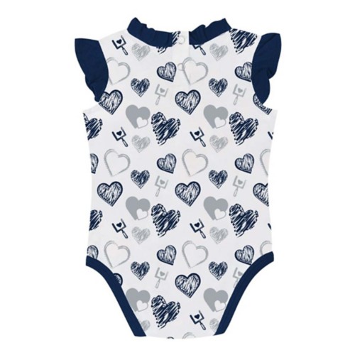 Genuine Stuff Baby Dallas Cowboys Happy Heart Onesie Set
