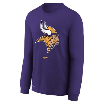 Nike owner Kids' Minnesota Vikings Primary Logo Long Sleeve T-Shirt
