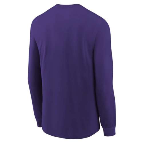 Minnesota Vikings Youth Primary Logo Long Sleeve T-Shirt - Purple