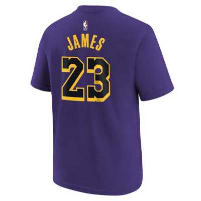 Lids LeBron James Los Angeles Lakers All Over Number T-Shirt - White