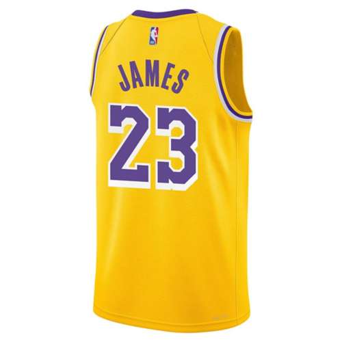 Nike Little Kids' Los Angeles Lakers LeBron James #23 Yellow