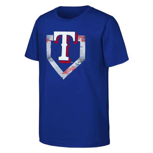 Genuine Stuff Kids' Texas Rangers Camo Tech T-Shirt