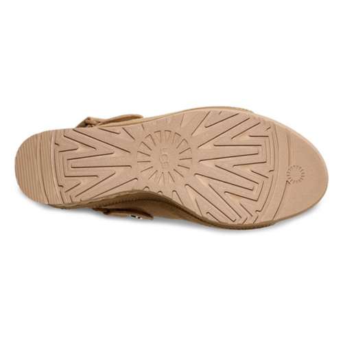 Women's UGG Abbot Adjustable Suede Wedge Sandals
