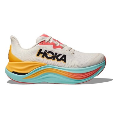 Women's HOKA Skyward X Performance Running Shoes - Blanc De Blanc/Swim Day