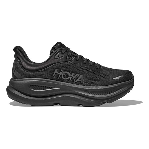 Men's HOKA Bondi 9 Running Shoes 8 Regular Black/Black