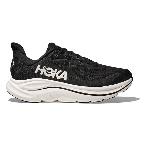 Women's HOKA Clifton 10 Running Shoes 10 Regular Black/White