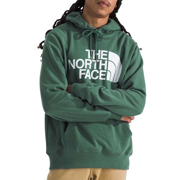 Men's The North Face Half Dome Hoodie Medium Green White