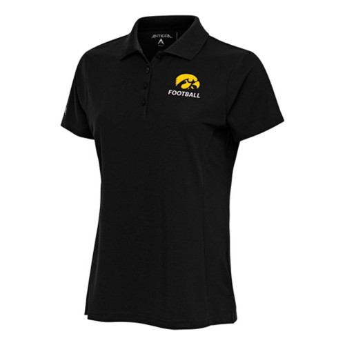 Antigua Women's Iowa Hawkeyes Football Legacy Pique Polo - Primary Image