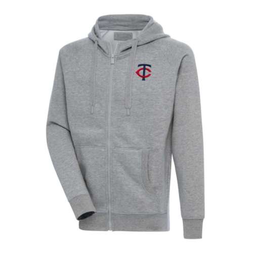 Men's Antigua Black San Francisco 49ers Metallic Logo Victory Full-Zip  Hoodie