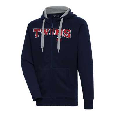 Tampa Bay Rays Antigua Victory Pullover Hoodie - Heathered Gray, Men's, Size: XL