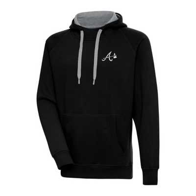 Los Angeles Dodgers Mens Sweatshirt Antigua Victory Pullover Hoodie Black