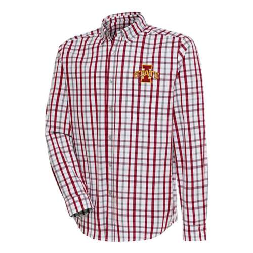 Antigua Iowa State Cyclones Tending Long Sleeve Button Up