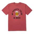 Men's Life is Good My Favorite Color Is Beer Crusher T-Shirt