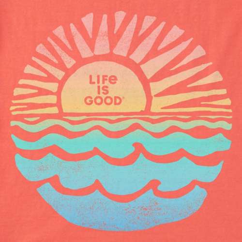 Women's Life is Good Sun Sea Tee T-Shirt