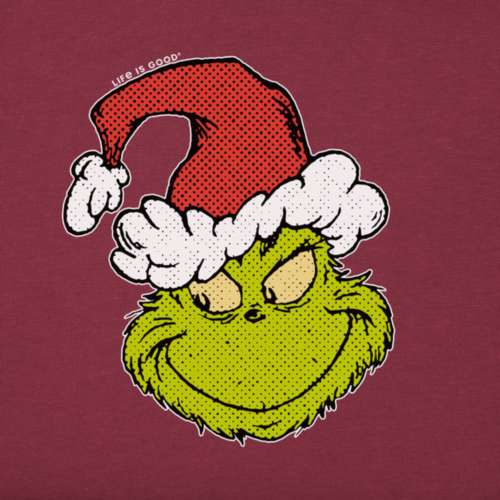 Grinch face Christmas T Shirt Iron on Transfer Decal