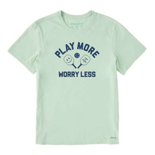 Men’s Life is Good Play More Worry Less Pickleball T-Shirt | SCHEELS.com