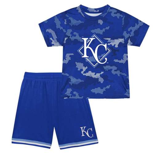 Genuine Stuff Toddler Kansas City Royals Fieldball Shirt & Short Set