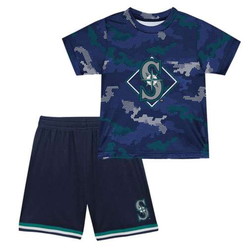 Genuine Stuff Toddler Seattle Mariners Fieldball Shirt & Short Set