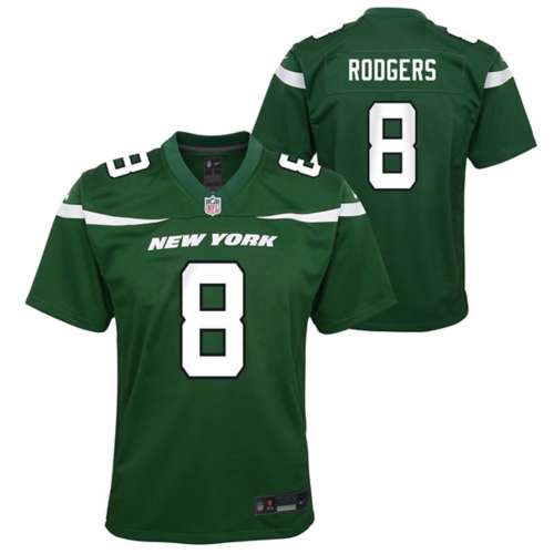 Nike Kids' New York Jets Aaron Rodgers #8 Game Jersey