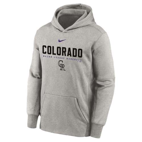 Nike Kids' Colorado Rockies Stack Hoodie