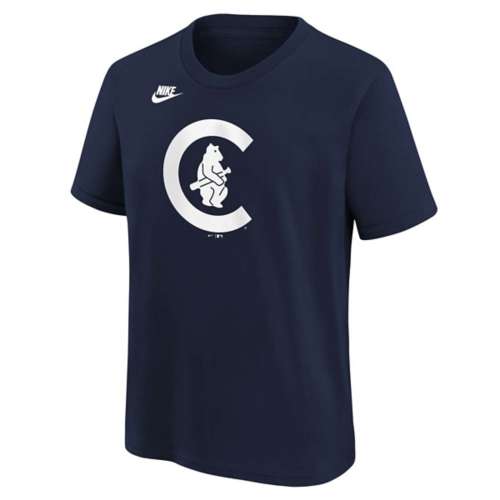 nike onda Kids' Chicago Cubs Cooperstown Team Logo T-Shirt