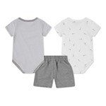Baby Nike Essentials 3-Piece Swooshfetti Onesie,Shorts Set