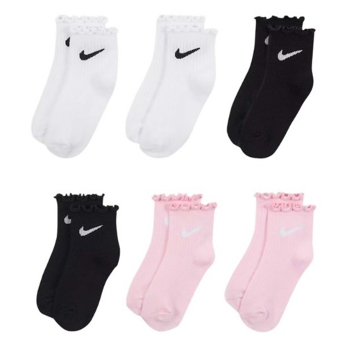 Kids' Nike Lettuce Welt 6 Pack Ankle Socks