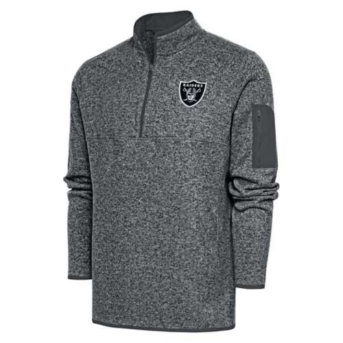 Antigua Las Vegas Raiders Fortune Long Sleeve 1/4 Zip