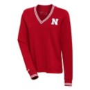 Antigua Women's Nebraska Cornhuskers Parker V Long Sleeve Blouse