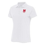 Antigua Women's Nebraska Cornhuskers Mom Legacy Pique Polo - Thumbnail 1 of 2