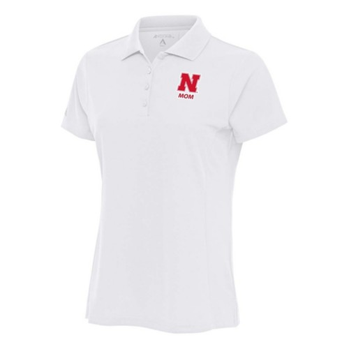 Antigua Women's Nebraska Cornhuskers Mom Legacy Pique Polo - Primary Image