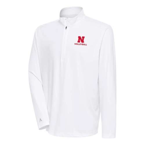 Antigua Nebraska Cornhuskers Volleyball Tribute Long Sleeve 1/4 Zip