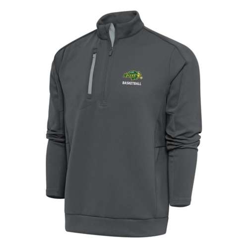 Antigua North Dakota State Bison Basketball Generation Long Sleeve 1/4 Zip