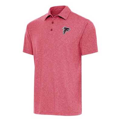 Men's Antigua Heather Gray Baltimore Ravens Par Polo