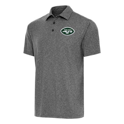 New York Jets Golf Polo Shirt New W/Tags Antigua Men's XLT NYJ NFL Football  Gray