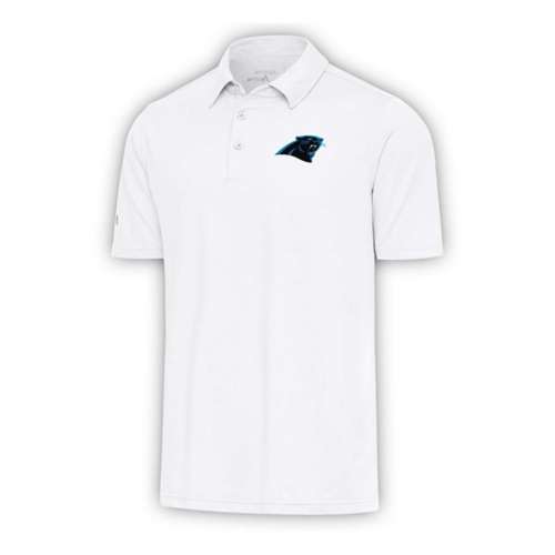 Antigua NFL Carolina Panthers Men's par Polo, White, Small