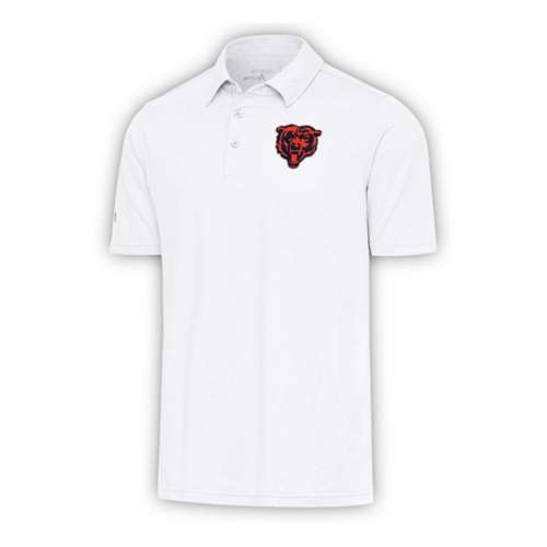 Antigua NFL Chicago Bears Men's par Polo, White, Large